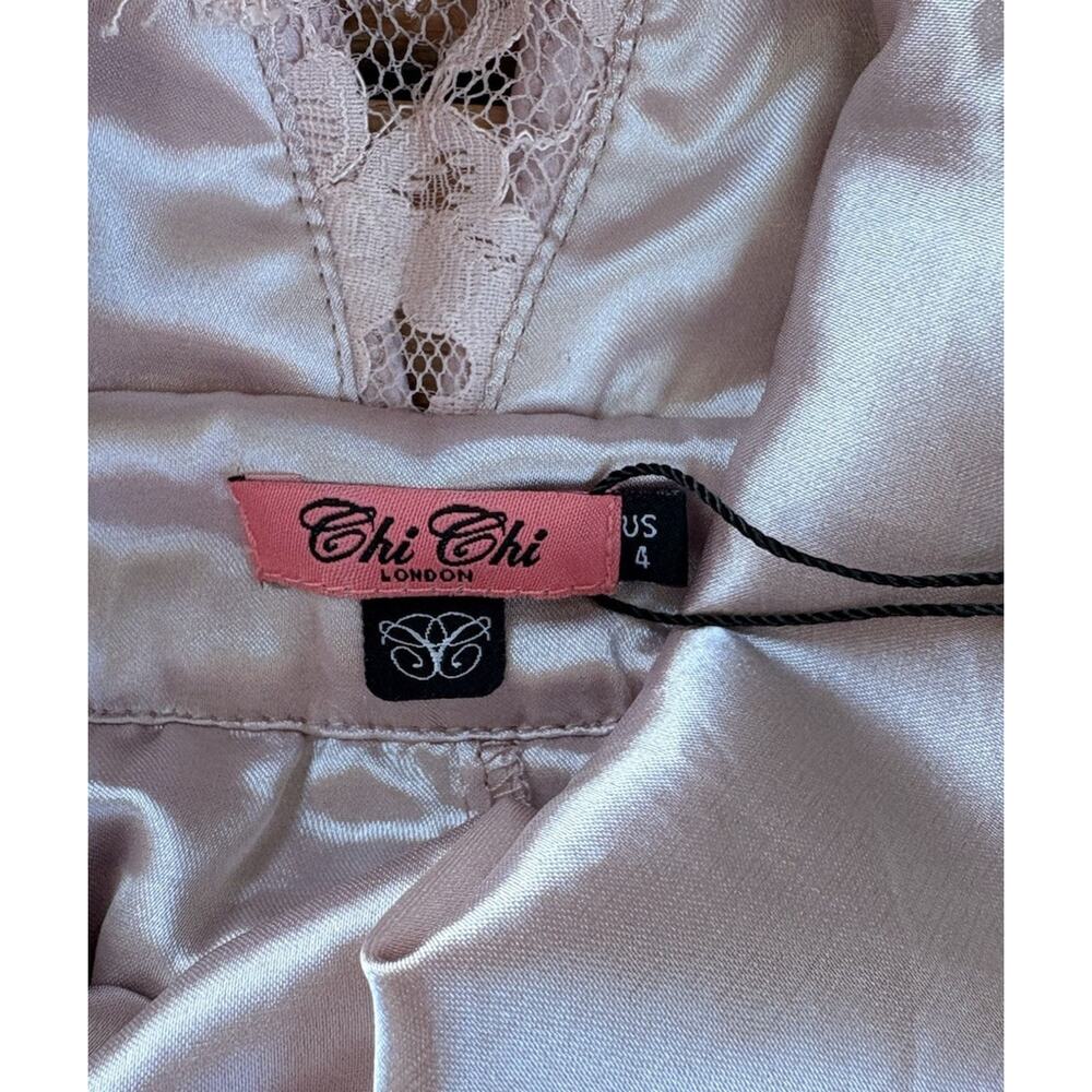 Chi Chi NWT Women’s London Zeina Dress Size 4 Pink P9 - Picture 3 of 9